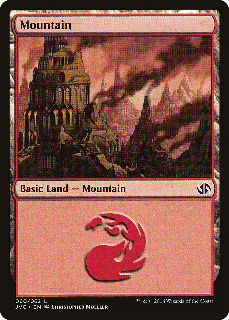 Mountain (DD3-060) (Jace vs Chandra) [Duel Decks Anthology: Jace vs. Chandra]