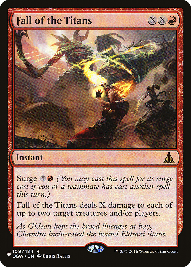 Fall of the Titans (LIST-OGW-109) [The List]