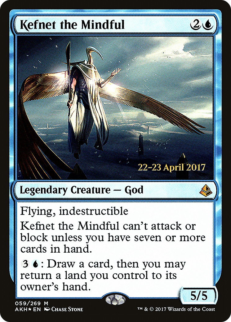 Kefnet the Mindful (PRE-59S) [Amonkhet Promos] Foil