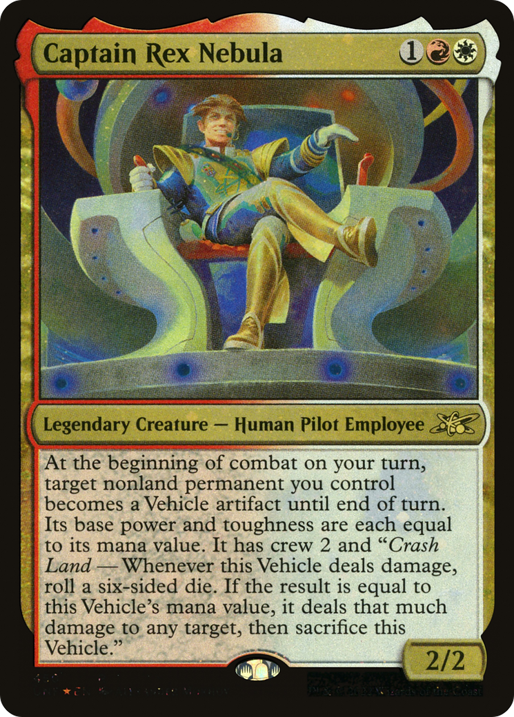 Captain Rex Nebula (Galaxy Foil) (UNF-450) [Unfinity] Foil