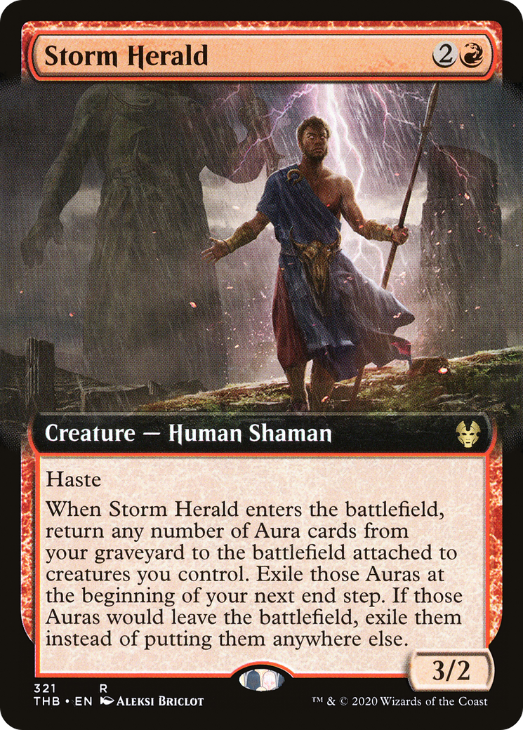 Storm Herald (Extended Art) (THB-321) [Theros Beyond Death]