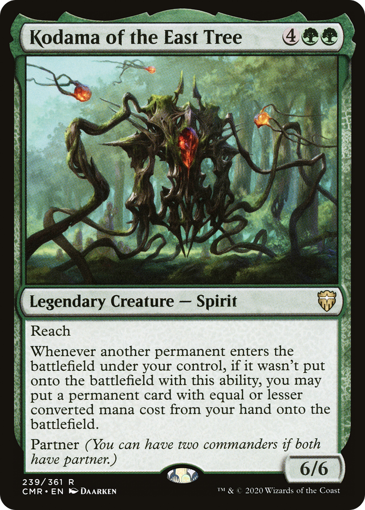 Kodama of the East Tree (CMR-239) [Commander Legends] Foil