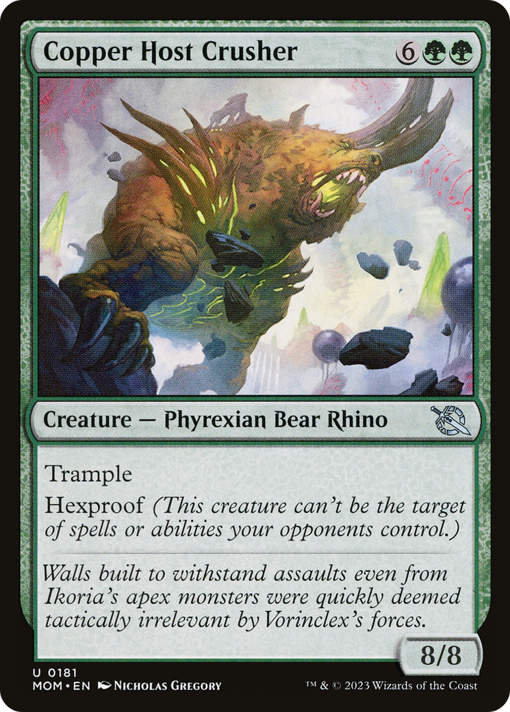 Copper Host Crusher (MOM-181) [March of the Machine] Foil