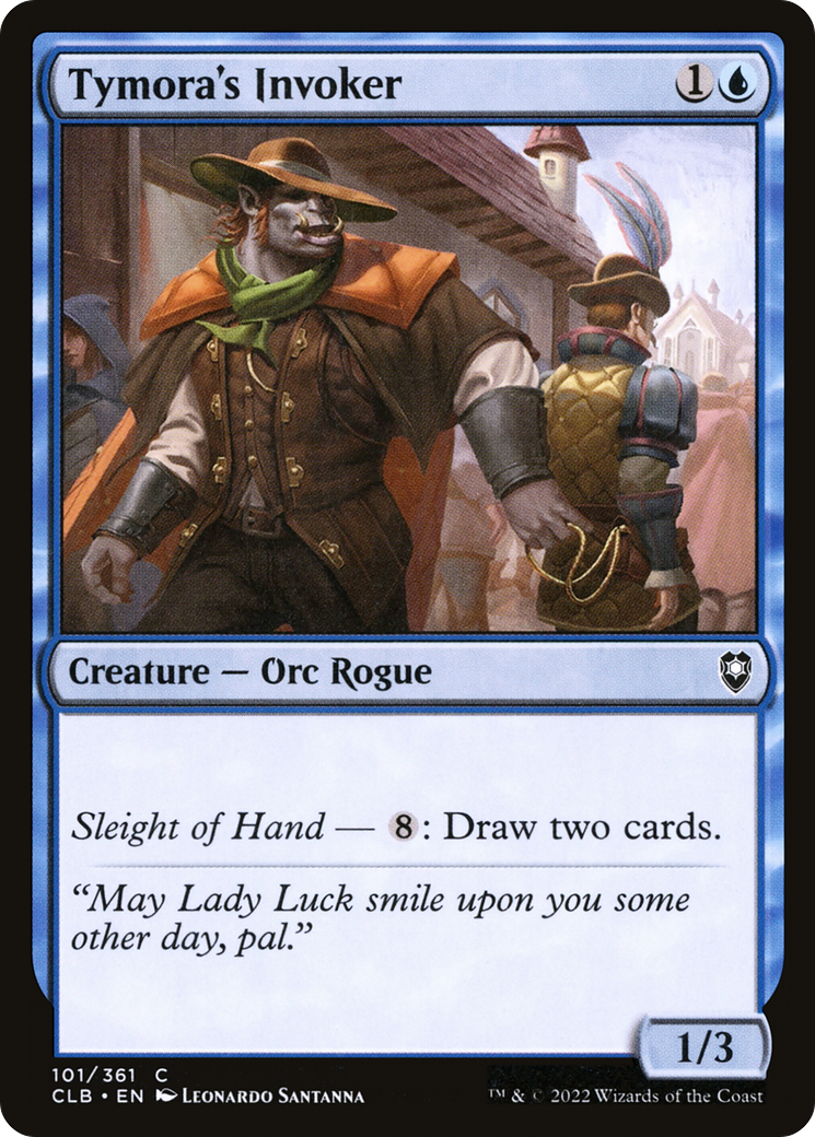 Tymora's Invoker (CLB-101) [Commander Legends: Battle for Baldur's Gate] Foil
