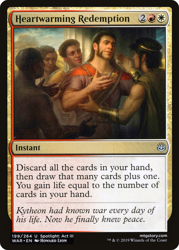Heartwarming Redemption (WAR-199) [War of the Spark] Foil