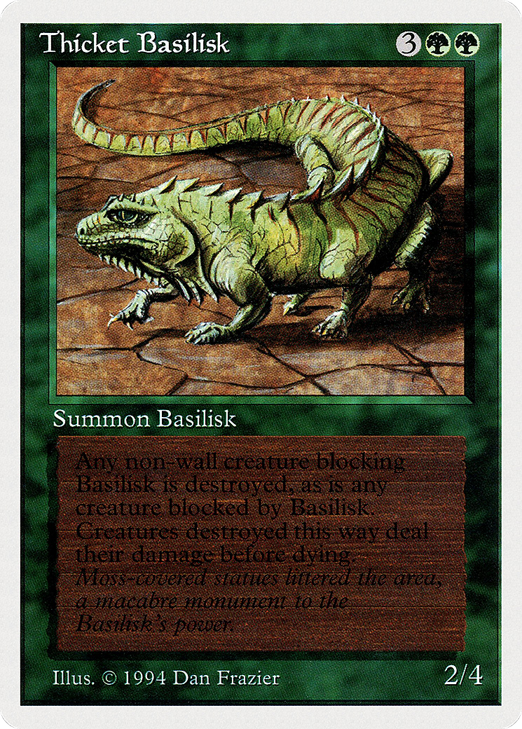 Thicket Basilisk (SUM-218) [Summer Magic / Edgar]