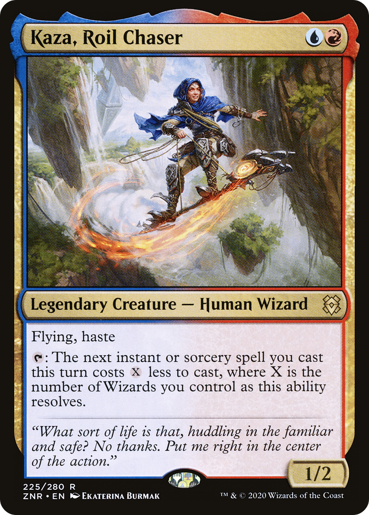 Kaza, Roil Chaser (ZNR-225) [Zendikar Rising]