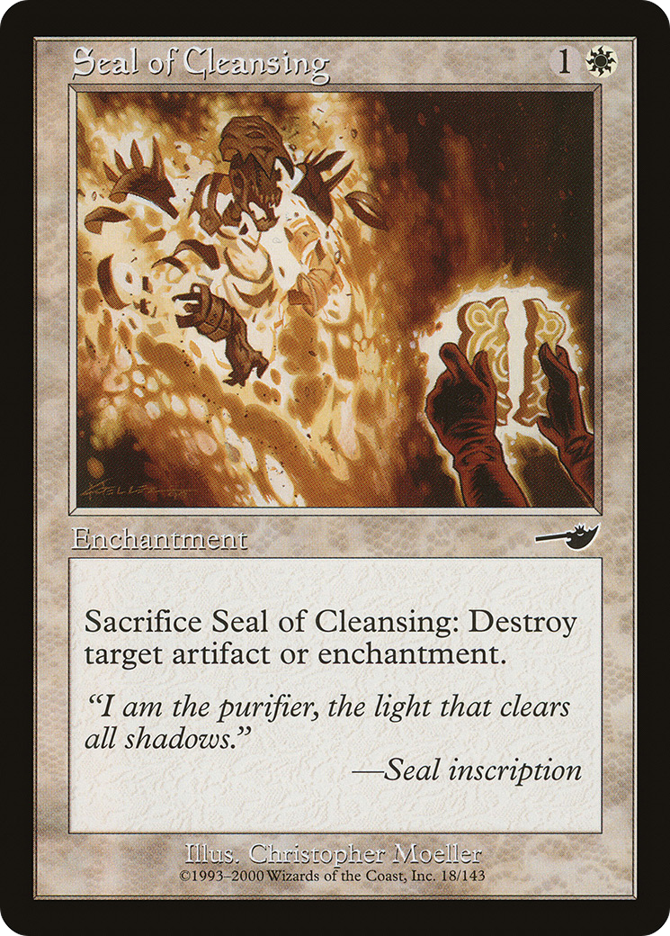 Seal of Cleansing (NMS-018) [Nemesis] Foil