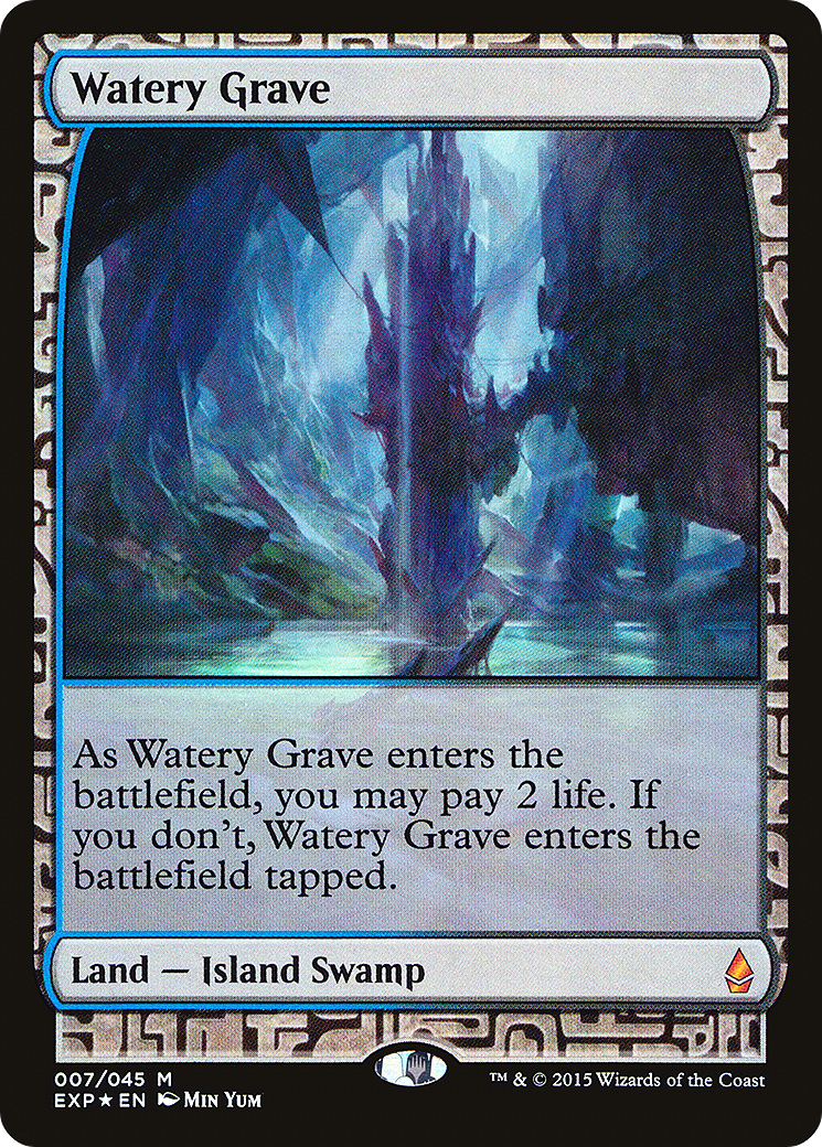 Watery Grave (EXP-007) [Zendikar Expeditions] Foil