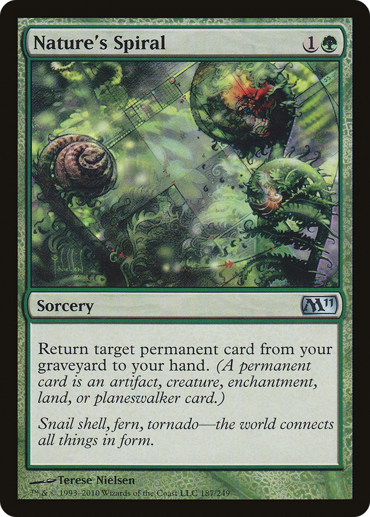 Nature's Spiral (M11-187) [Magic 2011] Foil
