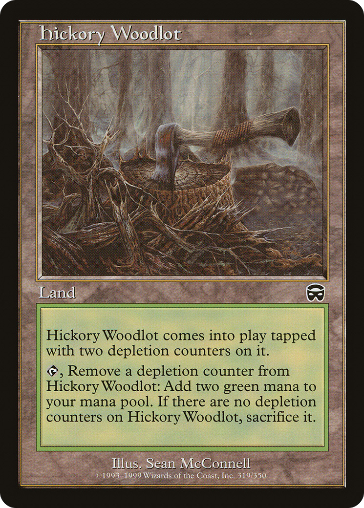 Hickory Woodlot (MMQ-319) [Mercadian Masques] Foil