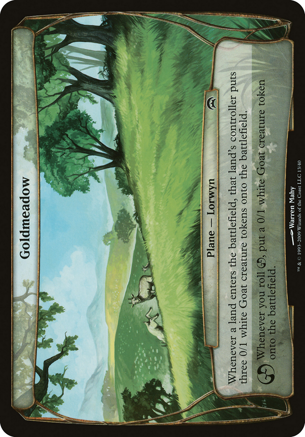 Goldmeadow (OVER-013) [Planechase Planes]
