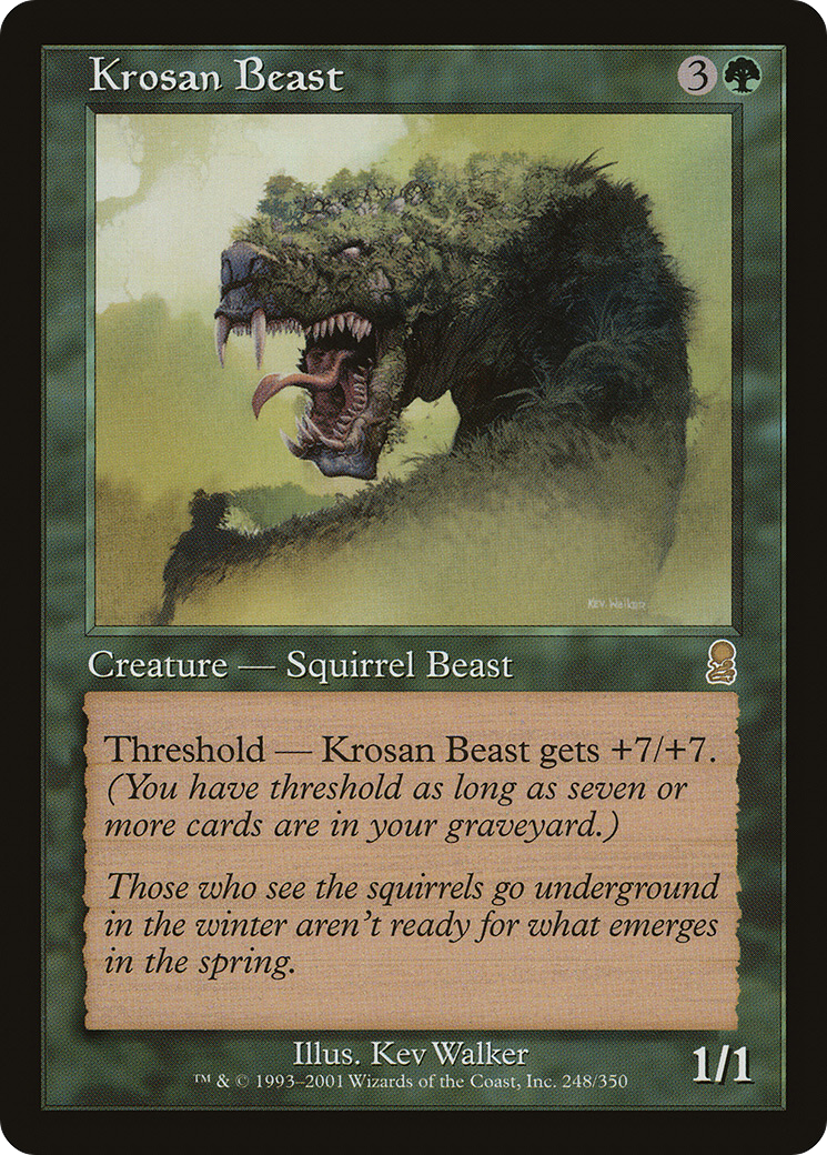 Krosan Beast (ODY-248) [Odyssey]