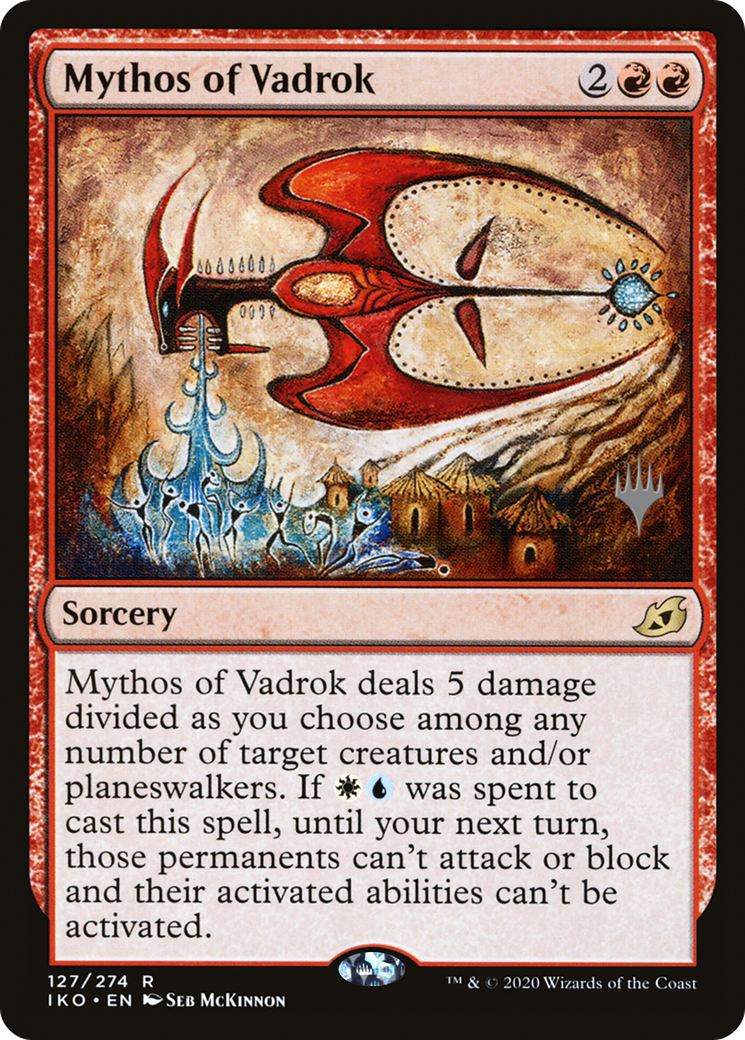Mythos of Vadrok (PPIKO-127) [Promo Pack: Ikoria: Lair of Behemoths Promos]