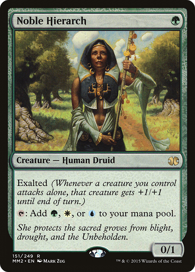 Noble Hierarch (MM2-151) [Modern Masters 2015] Foil