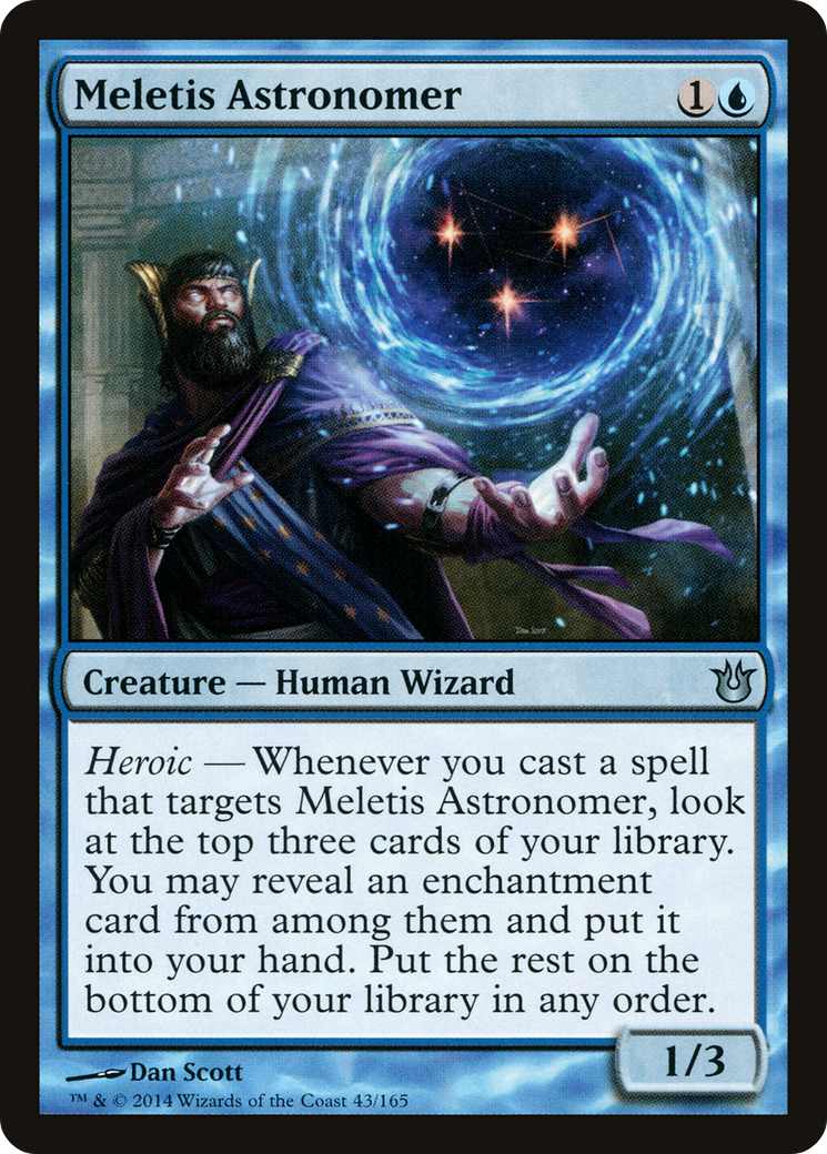 Meletis Astronomer (BNG-043) [Born of the Gods]