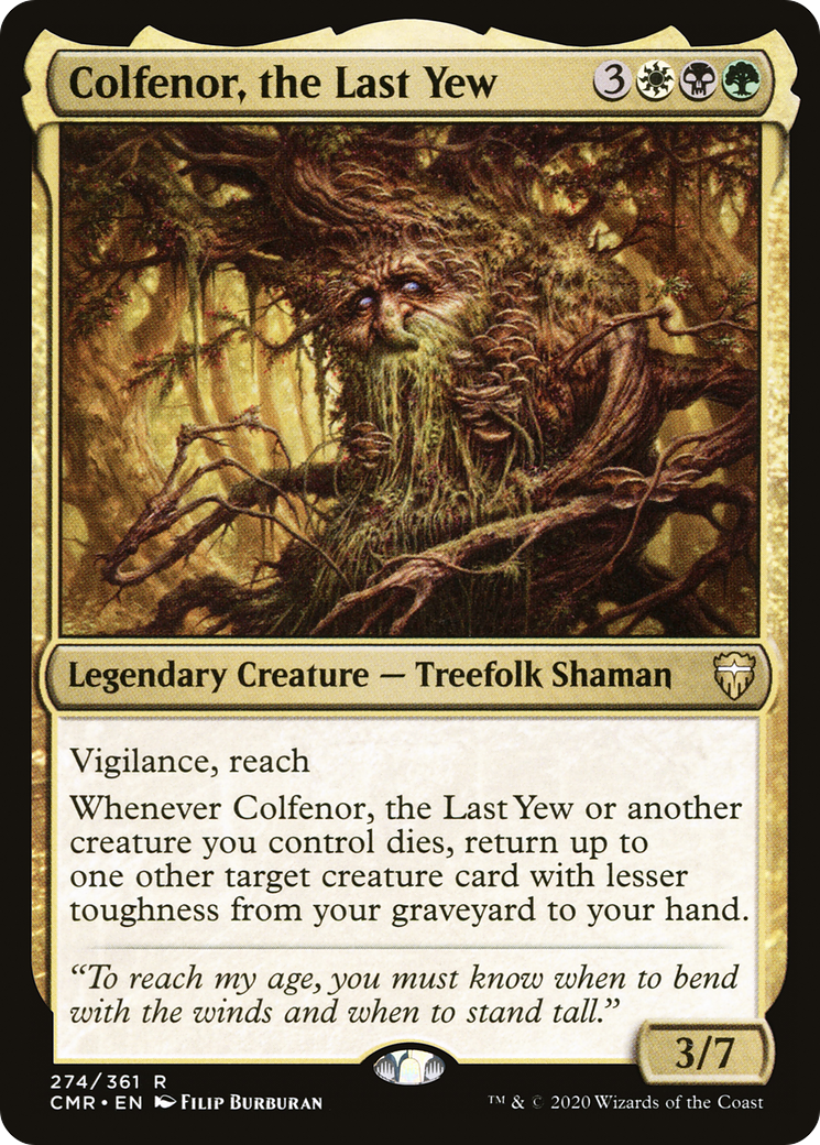 Colfenor, the Last Yew (CMR-274) [Commander Legends] Foil