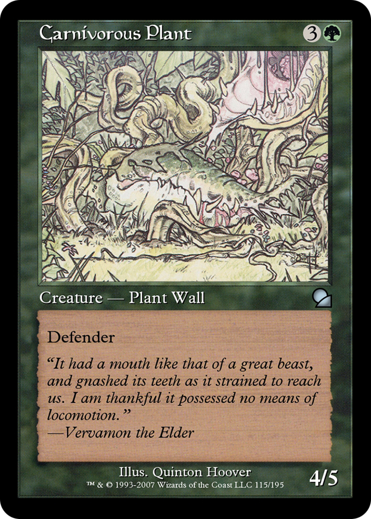 Carnivorous Plant (ME1-115) [Masters Edition] Foil