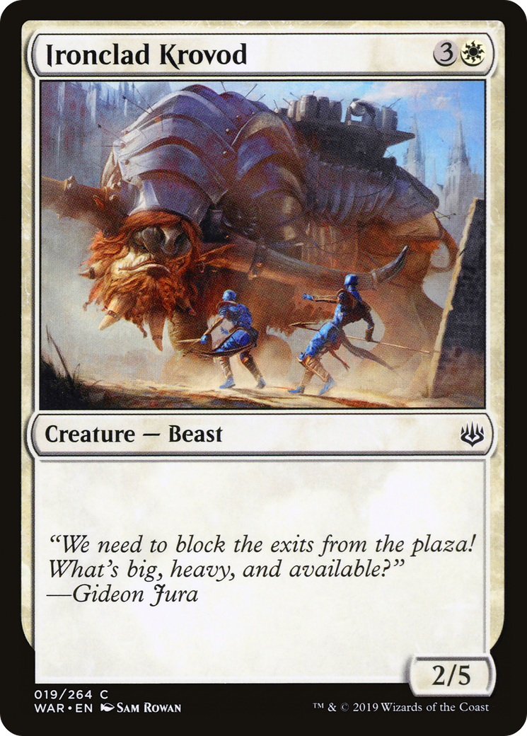 Ironclad Krovod (WAR-019) [War of the Spark] Foil