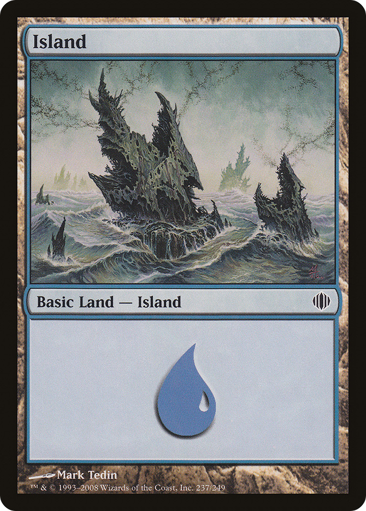Island (ALA-237) [Shards of Alara] Foil