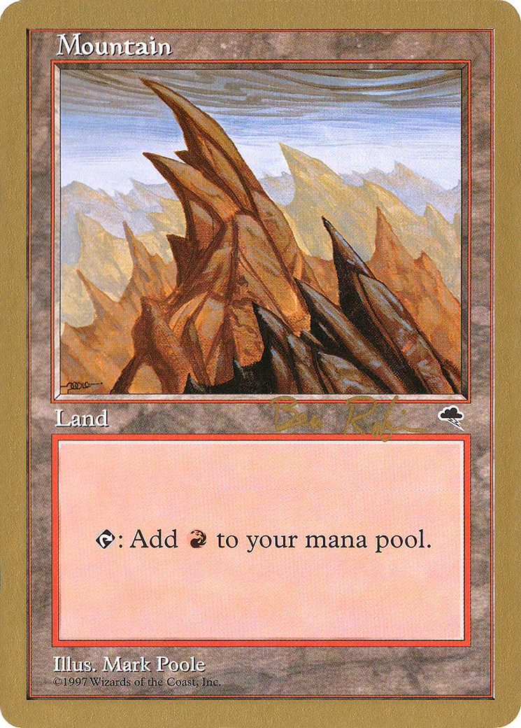 Mountain (Left) - 1998 Ben Rubin (TMP) [World Championship Decks 1998]