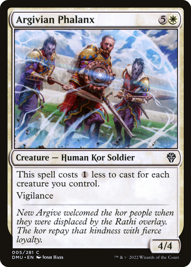 Argivian Phalanx (DMU-005) [Dominaria United] Foil