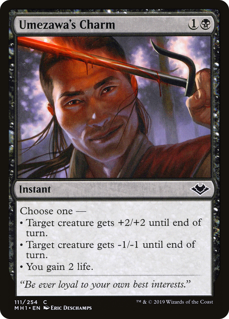 Umezawa's Charm (MH1-111) [Modern Horizons] Foil
