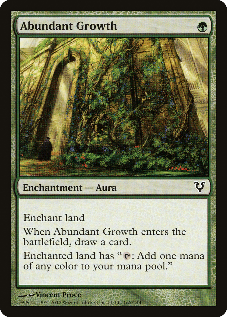 Abundant Growth (AVR-167) [Avacyn Restored] Foil