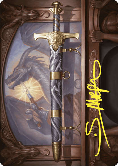 Ancestral Blade // Ancestral Blade (ACMM-001) (Borderless) [Commander Masters Art Series] Foil
