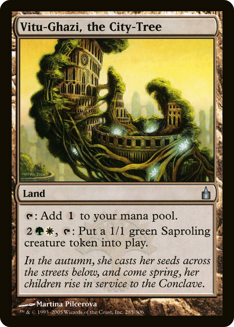 Vitu-Ghazi, the City-Tree (RAV-285) [Ravnica: City of Guilds] Foil