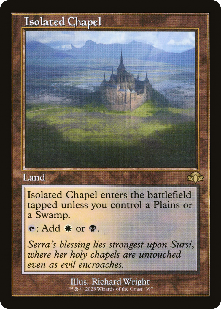 Isolated Chapel (Retro Frame) (DMR-397) [Dominaria Remastered] Foil