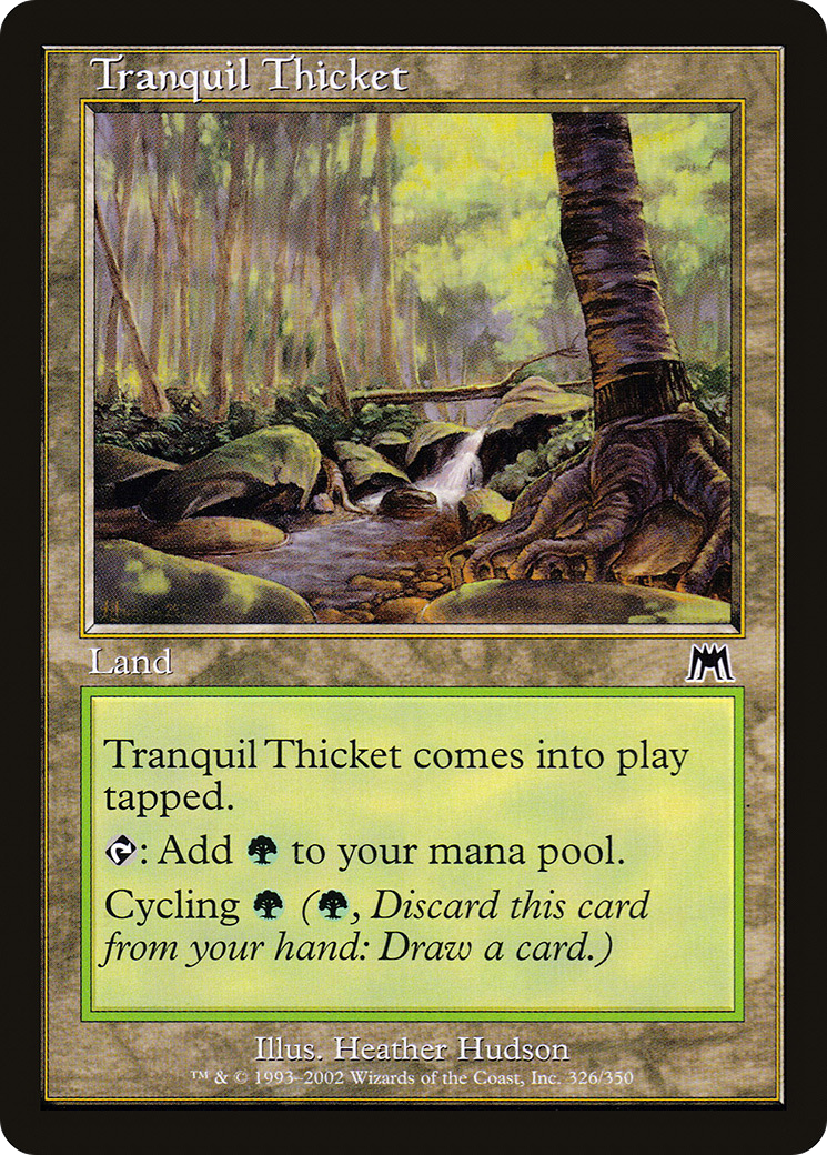 Tranquil Thicket (ONS-326) [Onslaught] Foil