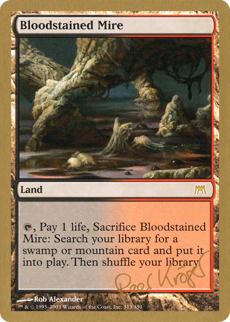 Bloodstained Mire - 2003 Peer Kroger (ONS) [World Championship Decks 2003]
