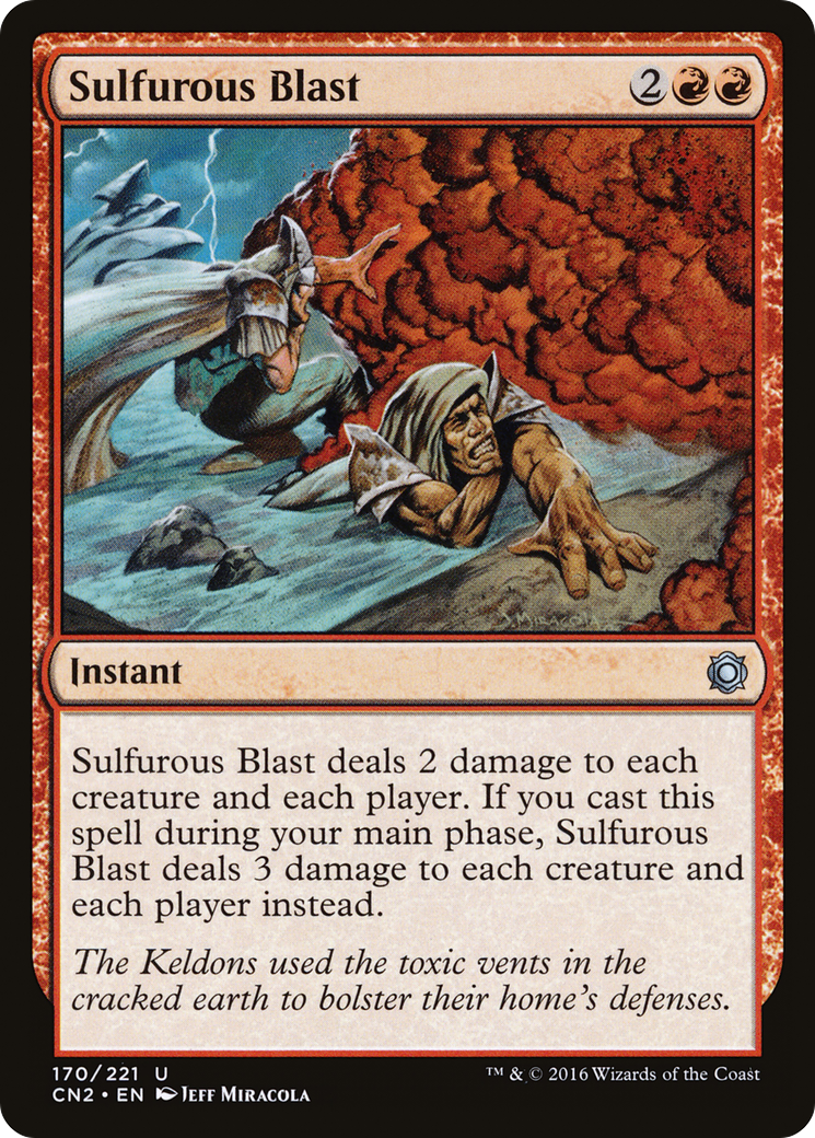 Sulfurous Blast (CN2-170) [Conspiracy: Take the Crown]