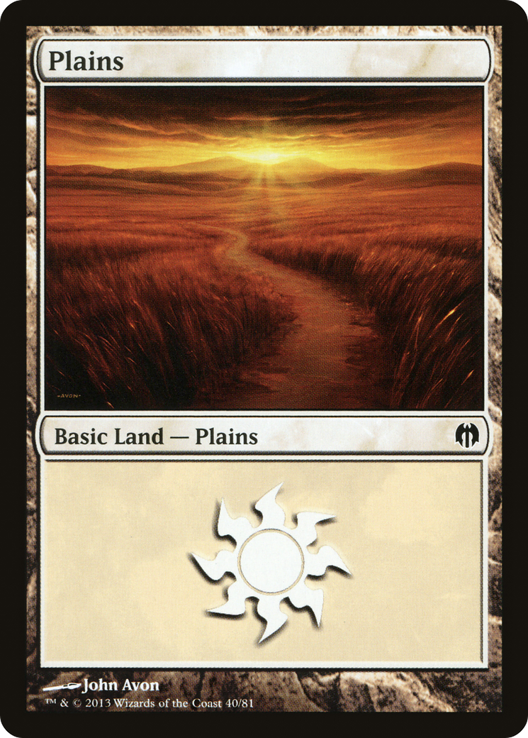 Plains (DDL-040) [Duel Decks: Heroes vs. Monsters]