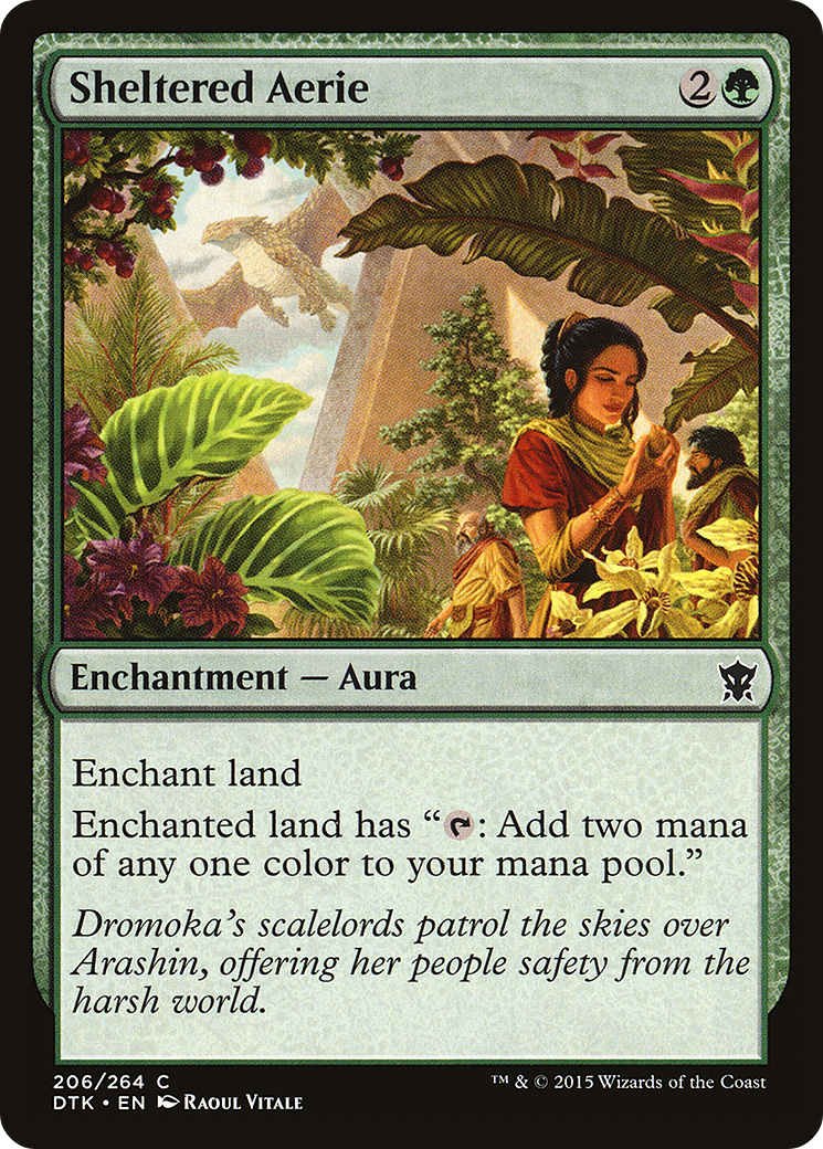 Sheltered Aerie (DTK-206) [Dragons of Tarkir]
