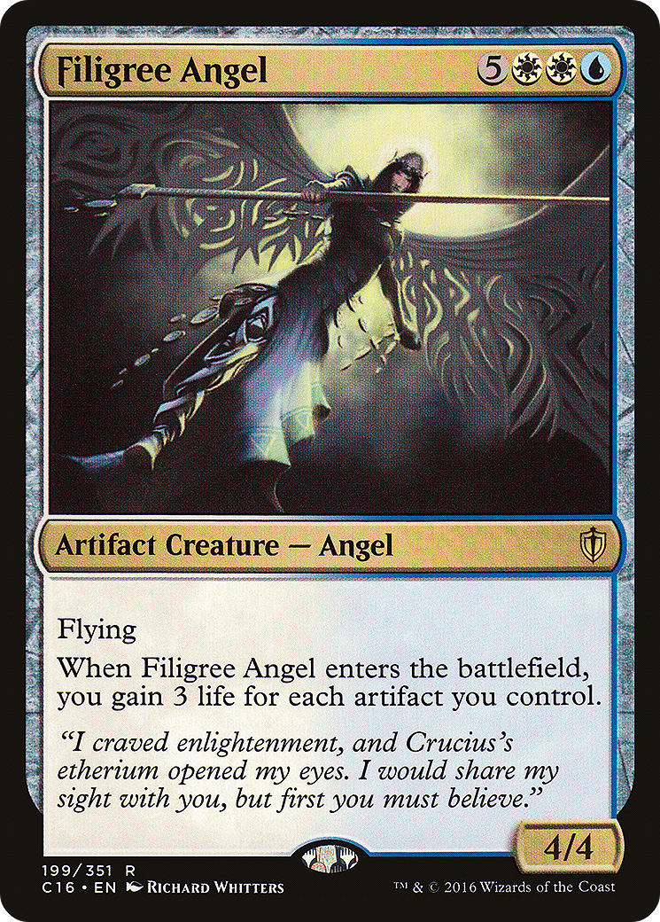Filigree Angel (C16-199) [Commander 2016]