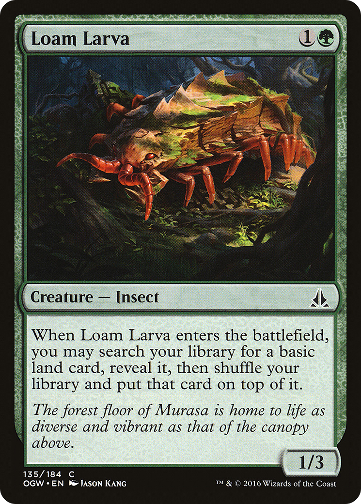Loam Larva (OGW-135) [Oath of the Gatewatch] Foil