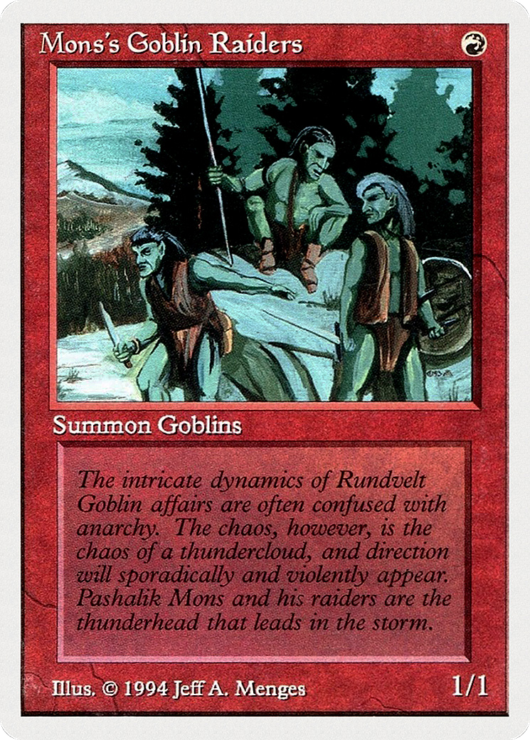 Mons's Goblin Raiders (SUM-167) [Summer Magic / Edgar]