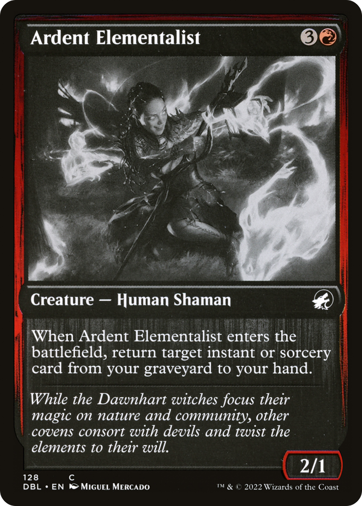 Ardent Elementalist (DBL-128) [Innistrad: Double Feature]