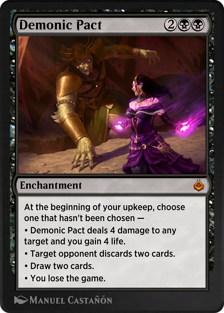 Demonic Pact (AKR-099) [Amonkhet Remastered]