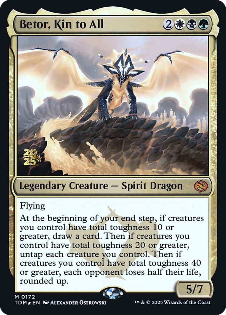 Betor, Kin to All (PRE-172) [Prerelease Cards] Foil