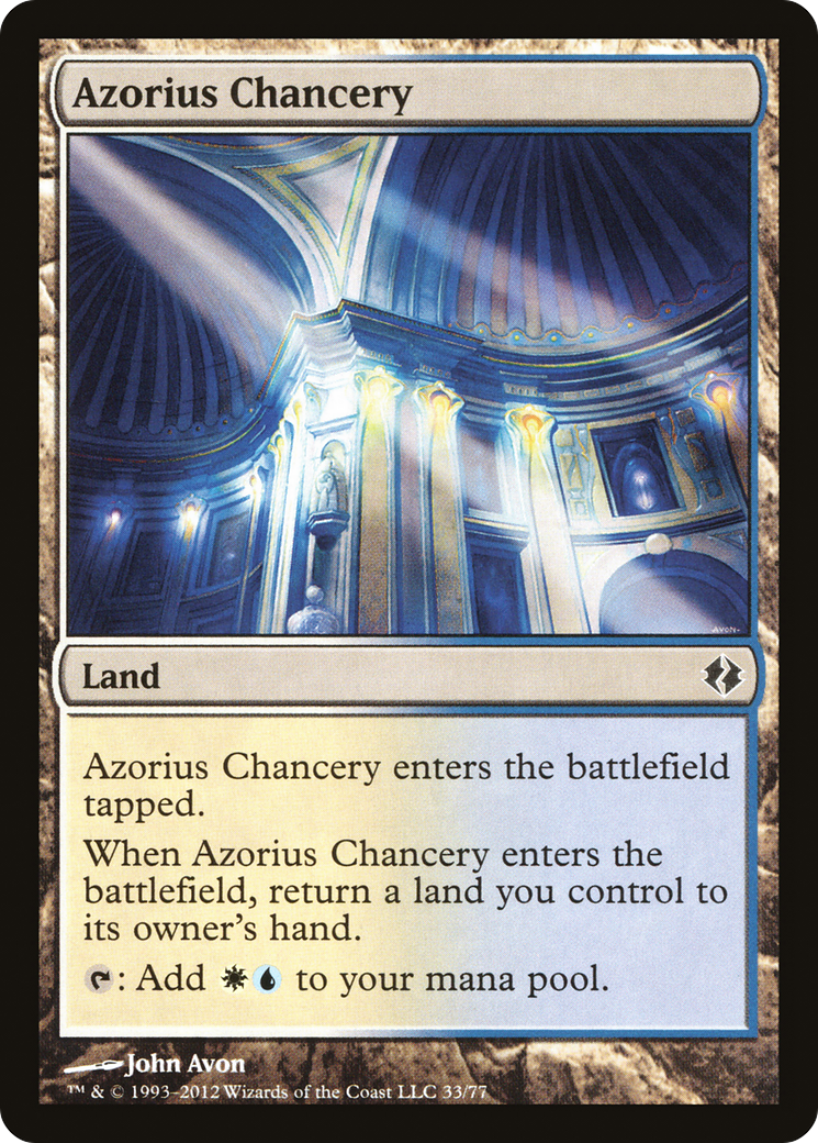 Azorius Chancery (DDI-033) [Duel Decks: Venser vs. Koth]