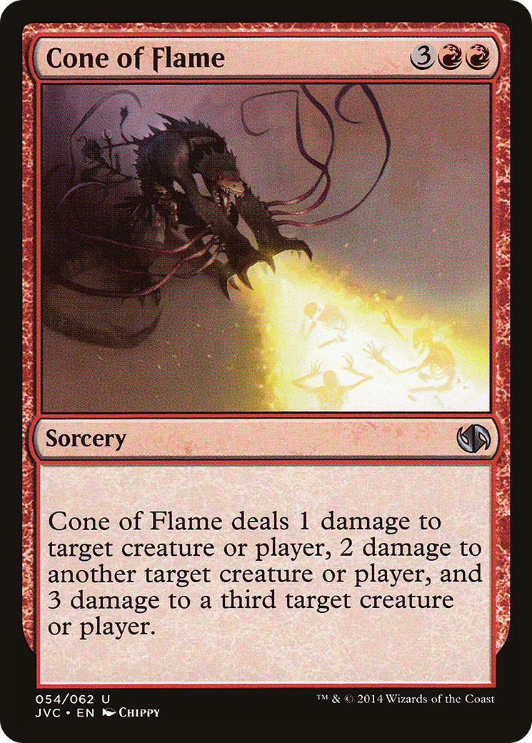 Cone of Flame (DD3-054) [Duel Decks Anthology: Jace vs. Chandra]
