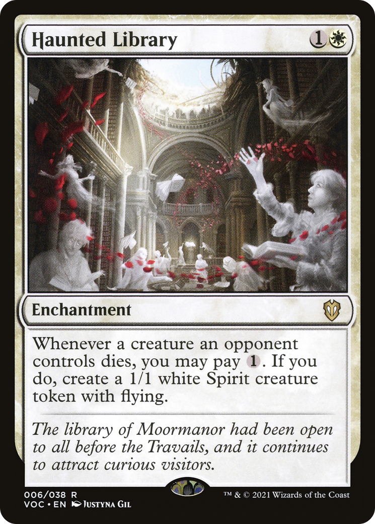 Haunted Library (VOC-006) [Crimson Vow Commander]