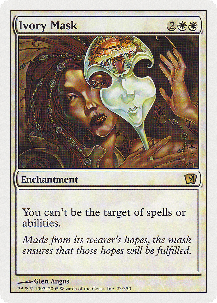 Ivory Mask (9ED-023) [9th Edition] Foil