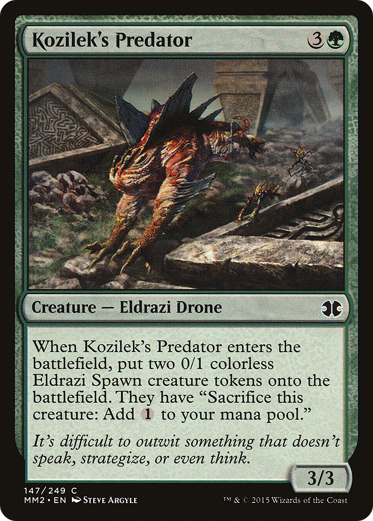 Kozilek's Predator (MM2-147) [Modern Masters 2015]