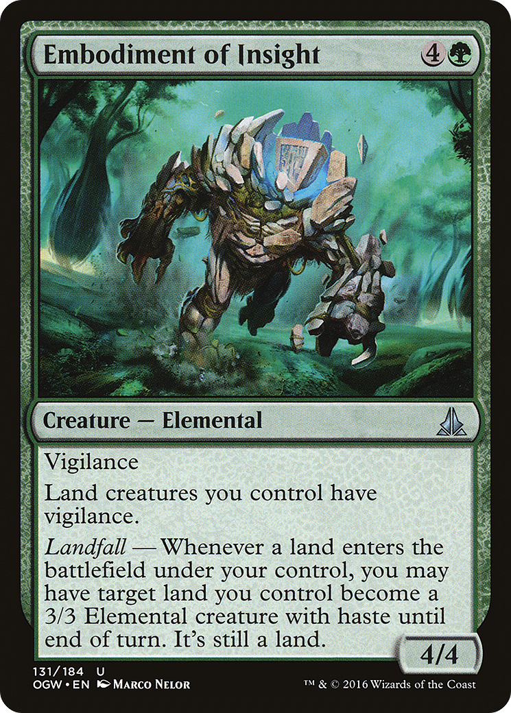 Embodiment of Insight (OGW-131) [Oath of the Gatewatch] Foil