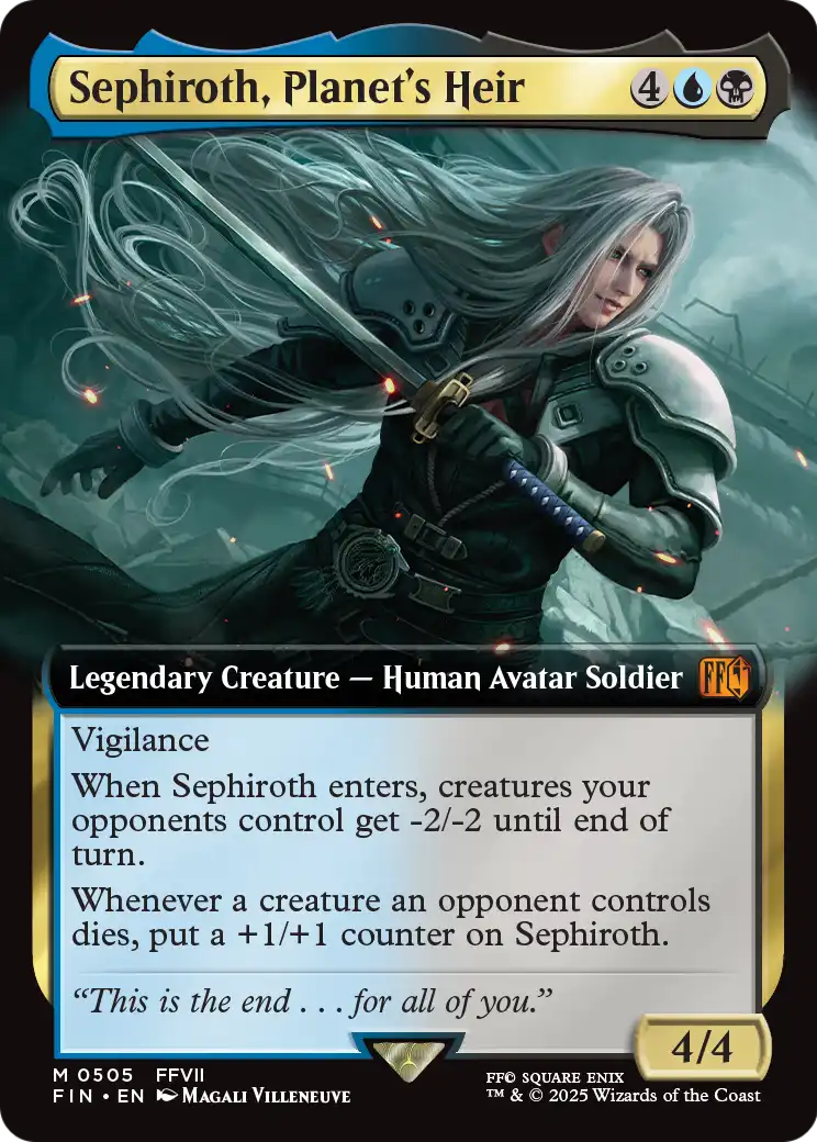 Sephiroth, Planet's Heir (Extended Art) (FIN-505) [FINAL FANTASY]