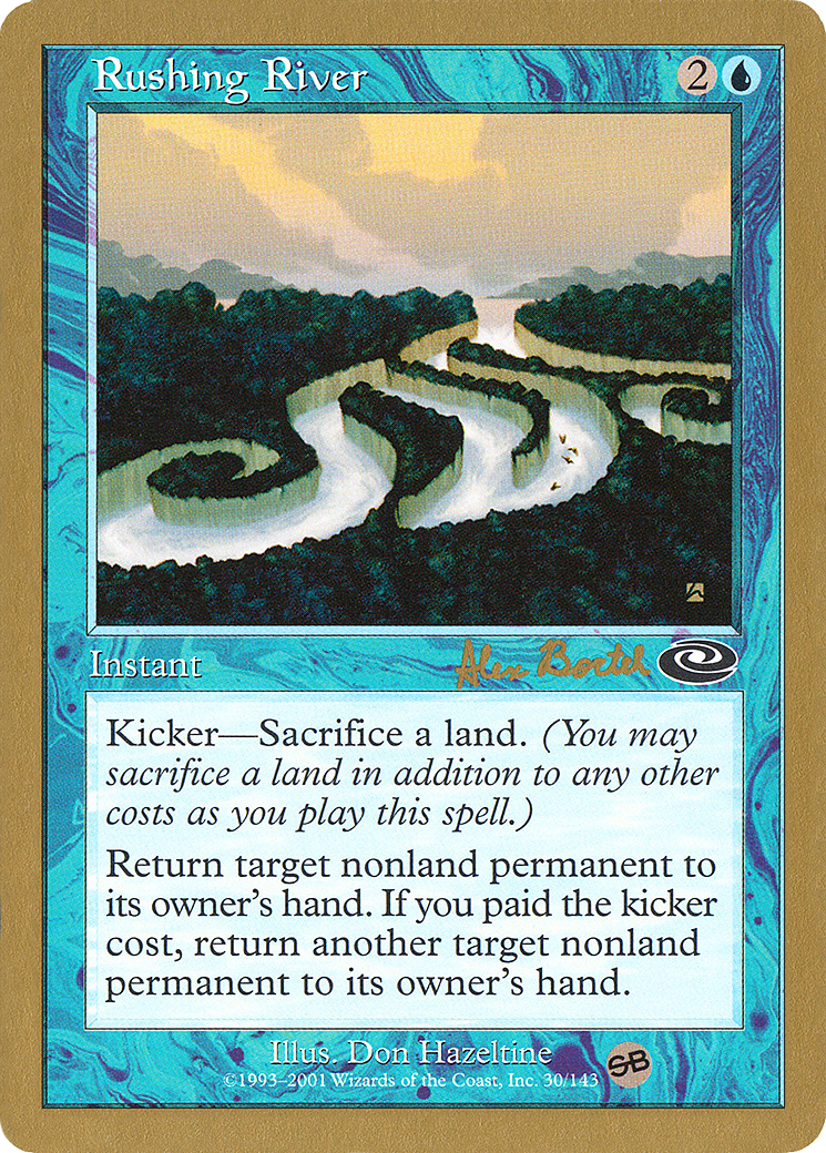 Rushing River - 2001 Alex Borteh (PLS) (SB) [World Championship Decks 2001]